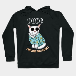 Funny cat t shirt with quote Hoodie